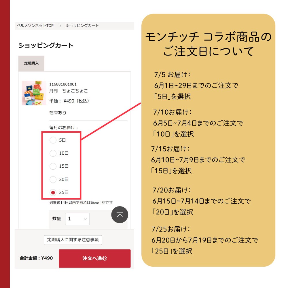 定期お届け】＜モンチッチコラボ＞ 月刊 ちょこちょこ ：エンドフリー