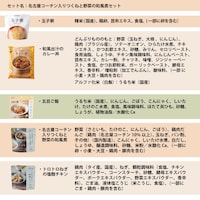 原材料名：名古屋コーチン入りつくねと野菜の和風煮セット
