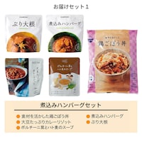 煮込みハンバーグセット