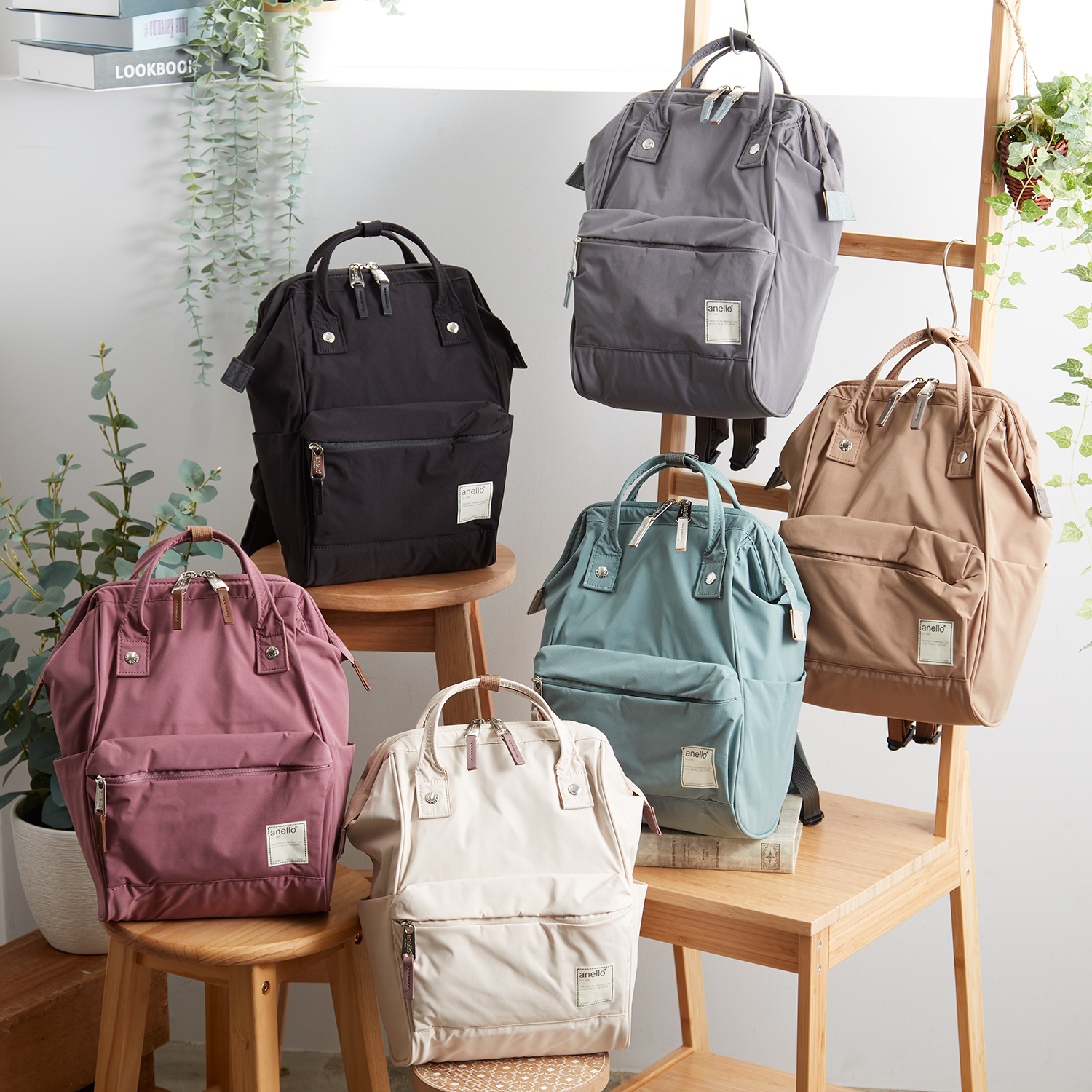 撥水 6色展開 口金リュックサックs アネロ Anello 通販のベルメゾンネット 撥水 6色展開 口金リュックサックs アネロ Anello 通販のベルメゾンネット