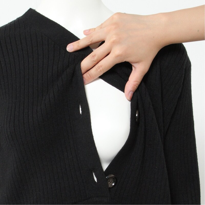売り切り御免！】 産後授乳にも便利 マタニティM マタニティサイズカーデ風長袖ニットワンピース