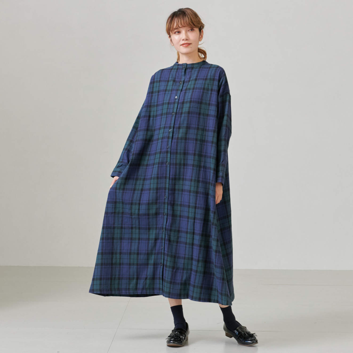 チェック ワンピースの通販 通販のベルメゾンネット チェック ワンピースの通販 通販のベルメゾンネット