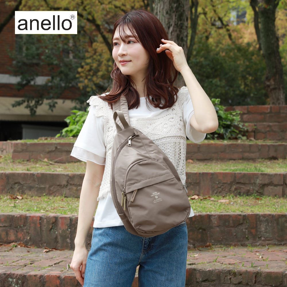【アネロ/anello】シンプルボディバッグ (男女兼用)