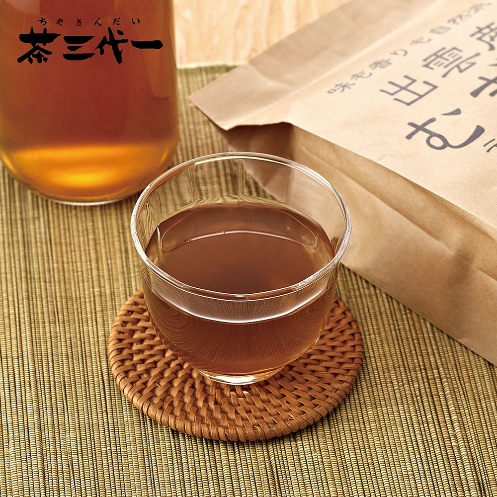 【茶三代一】自然の味と香り出雲産麦茶ティーバッグ 30個×3袋
