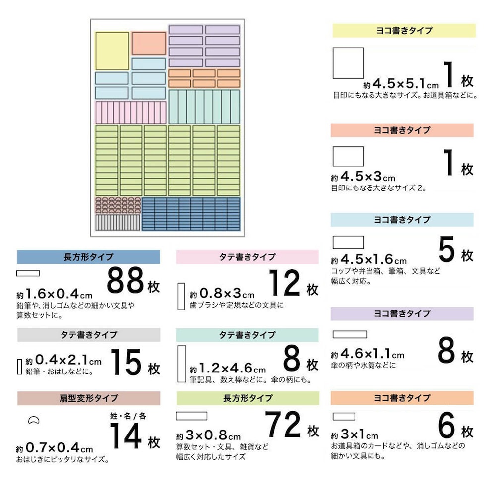 耐水ホワイトシール
