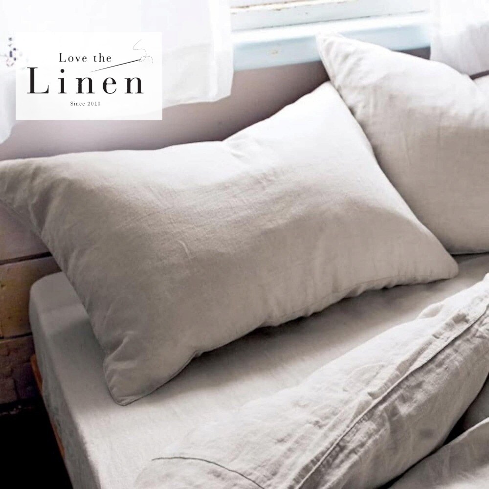 【ラブザリネン/Love the Linen】フレンチリネン枕カバー2枚セット 【選べる7色】