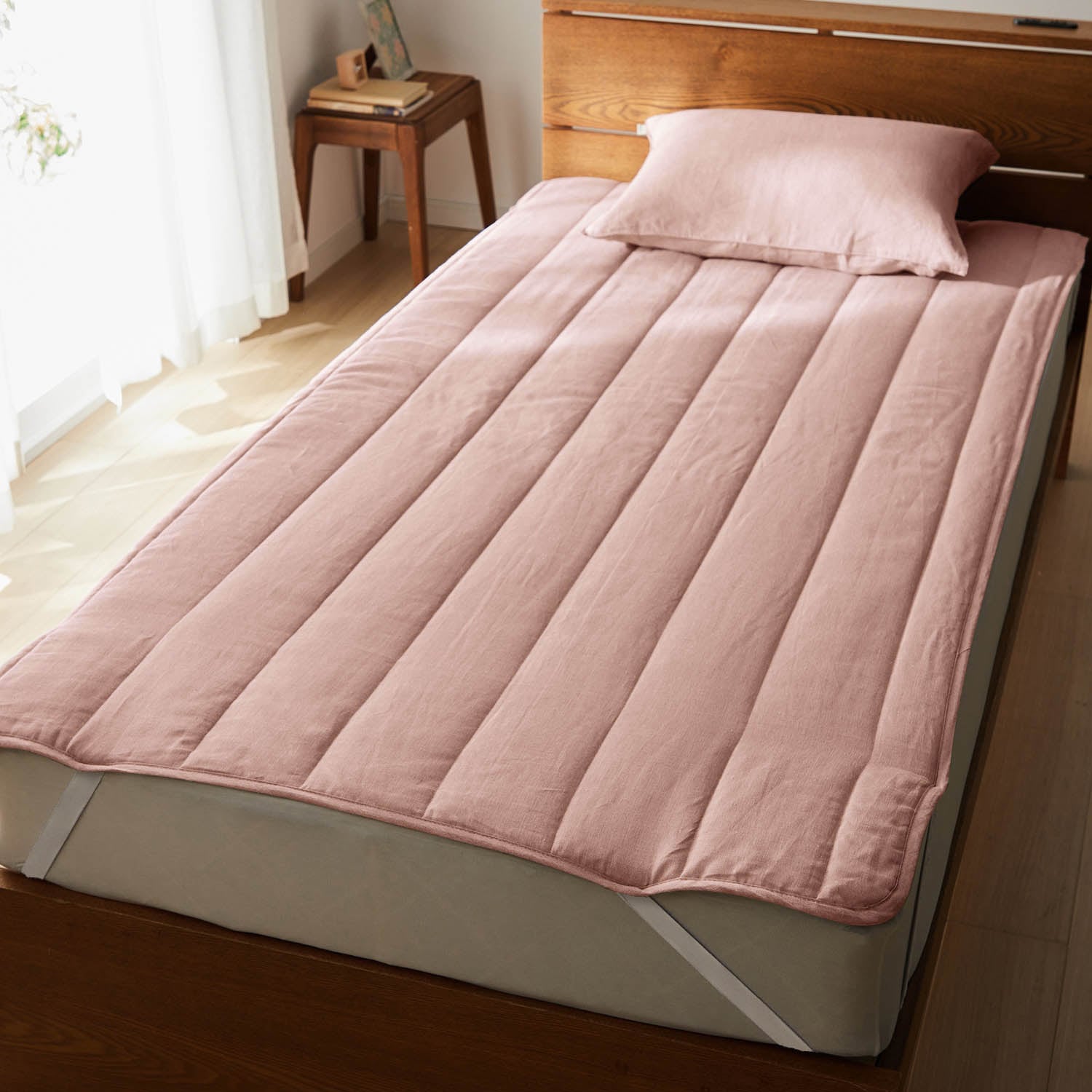 フレンチリネン敷きパッド（敷きパッド/パッドシーツ）｜(ラブザリネン