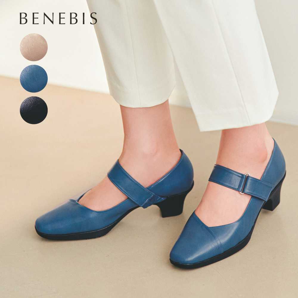 【ベネビス/BENEBIS】ベルトパンプス[日本製]【スニーカーパンプス】