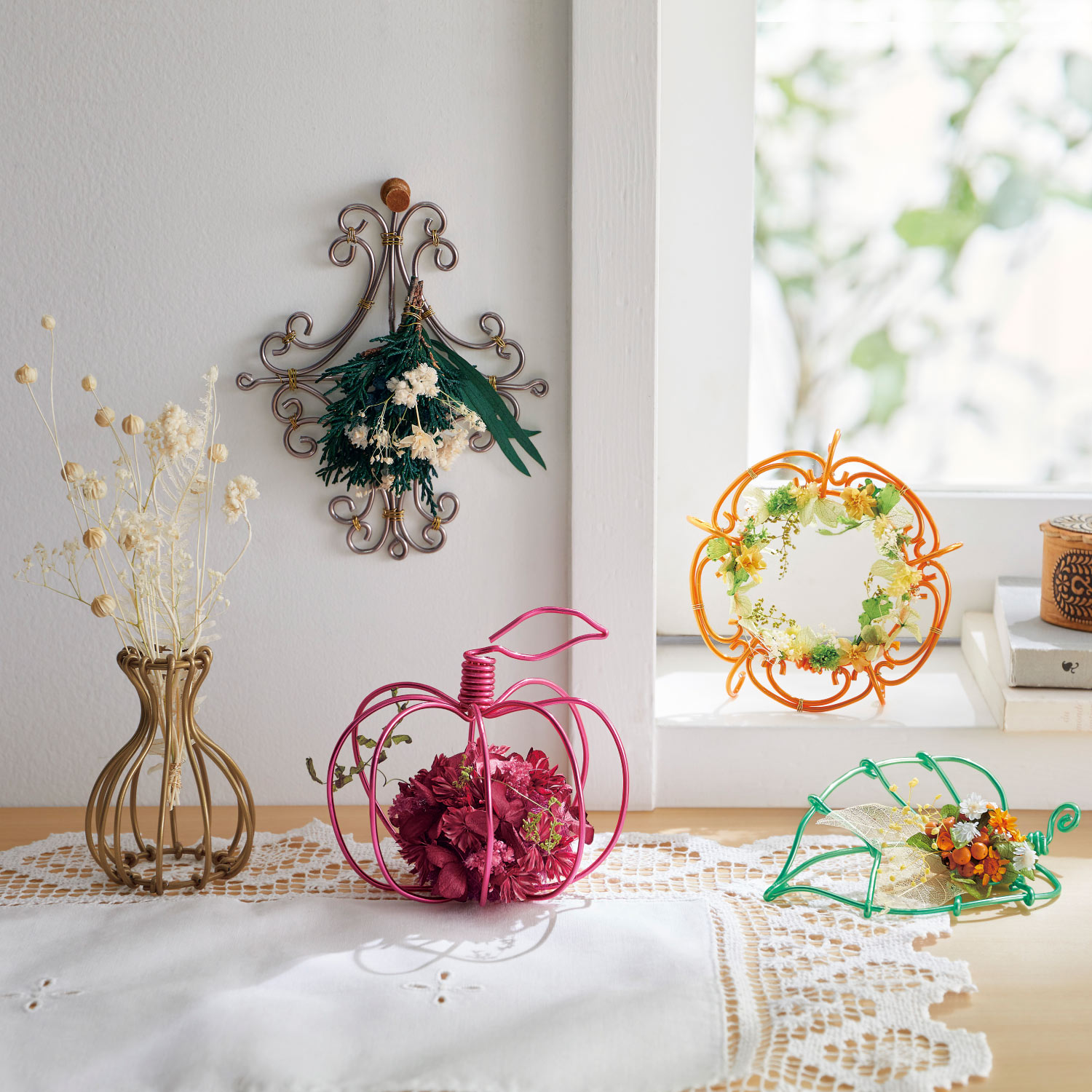 定期お届け ワイヤーワークを楽しむフラワーアレンジ手作りキット 12回シリーズ くららぼ 通販のベルメゾンネット 定期お届け ワイヤーワークを楽しむフラワーアレンジ手作りキット 12回シリーズ くららぼ 通販のベルメゾンネット