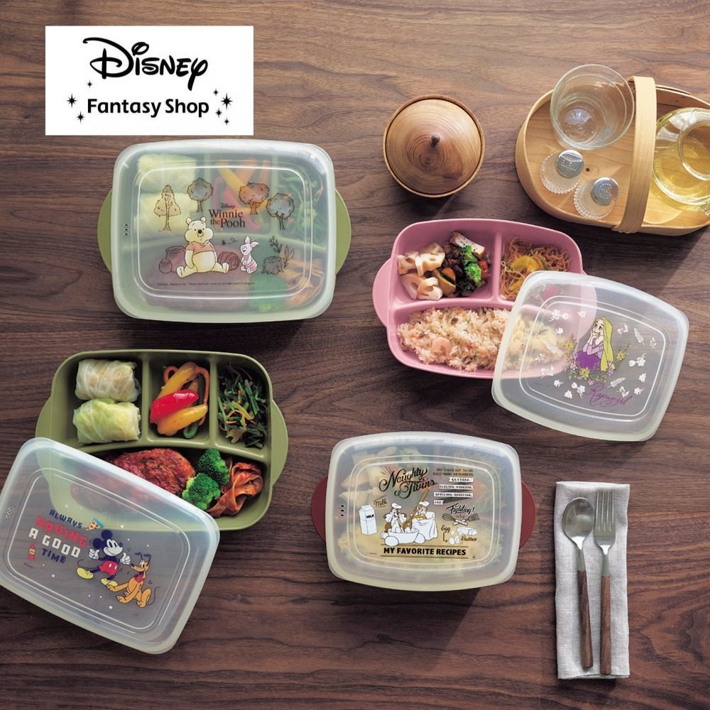 洗い物が減らせる!作り置きもできる深型ランチプレート(選べるキャラクター)(ディズニー/Disney)