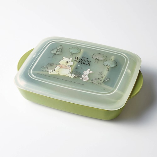 洗い物が減らせる！作り置きもできる深型ランチプレート(選べるキャラクター)（ディズニー/Disney）