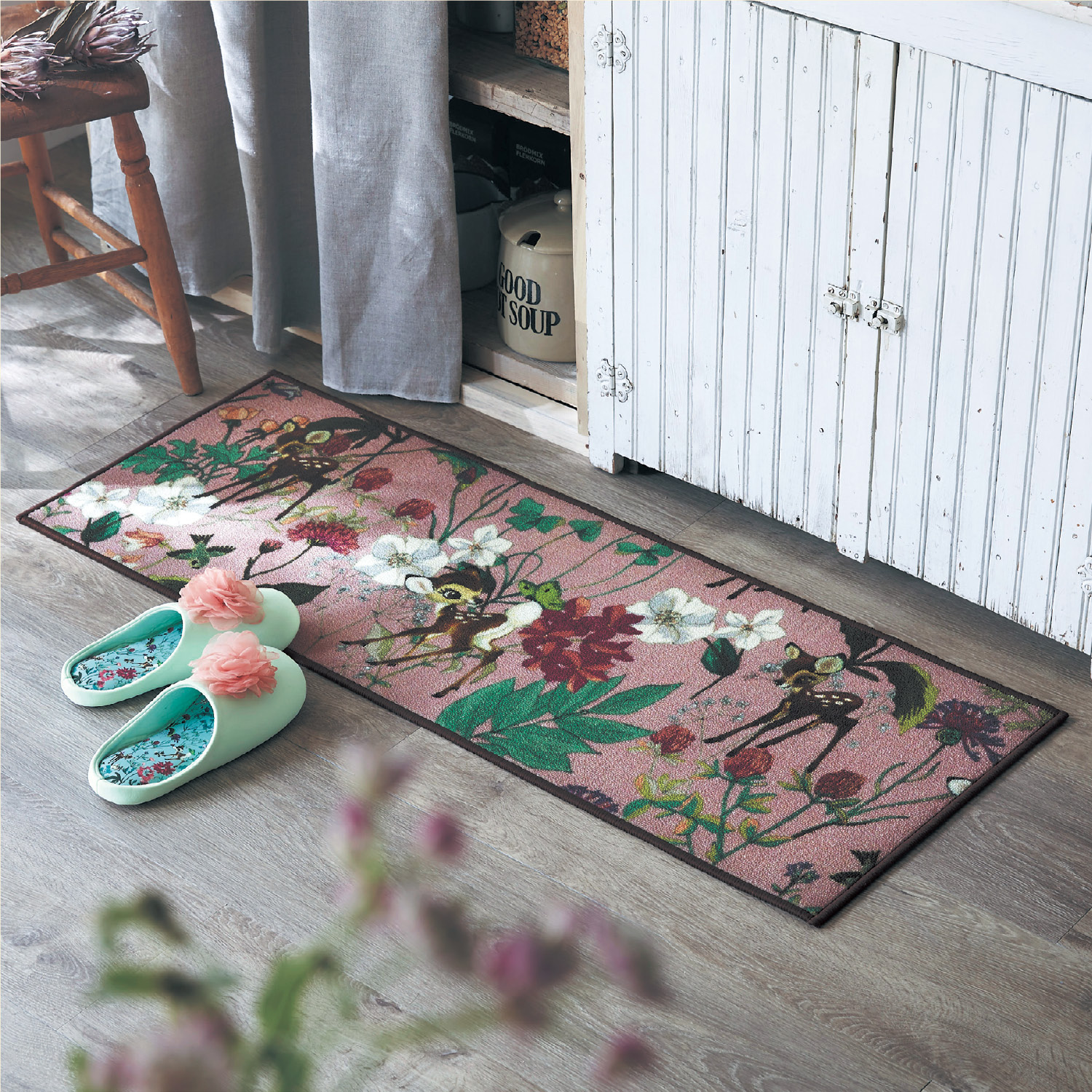 ボタニカル柄のプリントキッチンマット 選べるキャラクター ディズニー Disney 通販のベルメゾンネット ボタニカル柄のプリントキッチンマット 選べるキャラクター ディズニー Disney 通販のベルメゾンネット