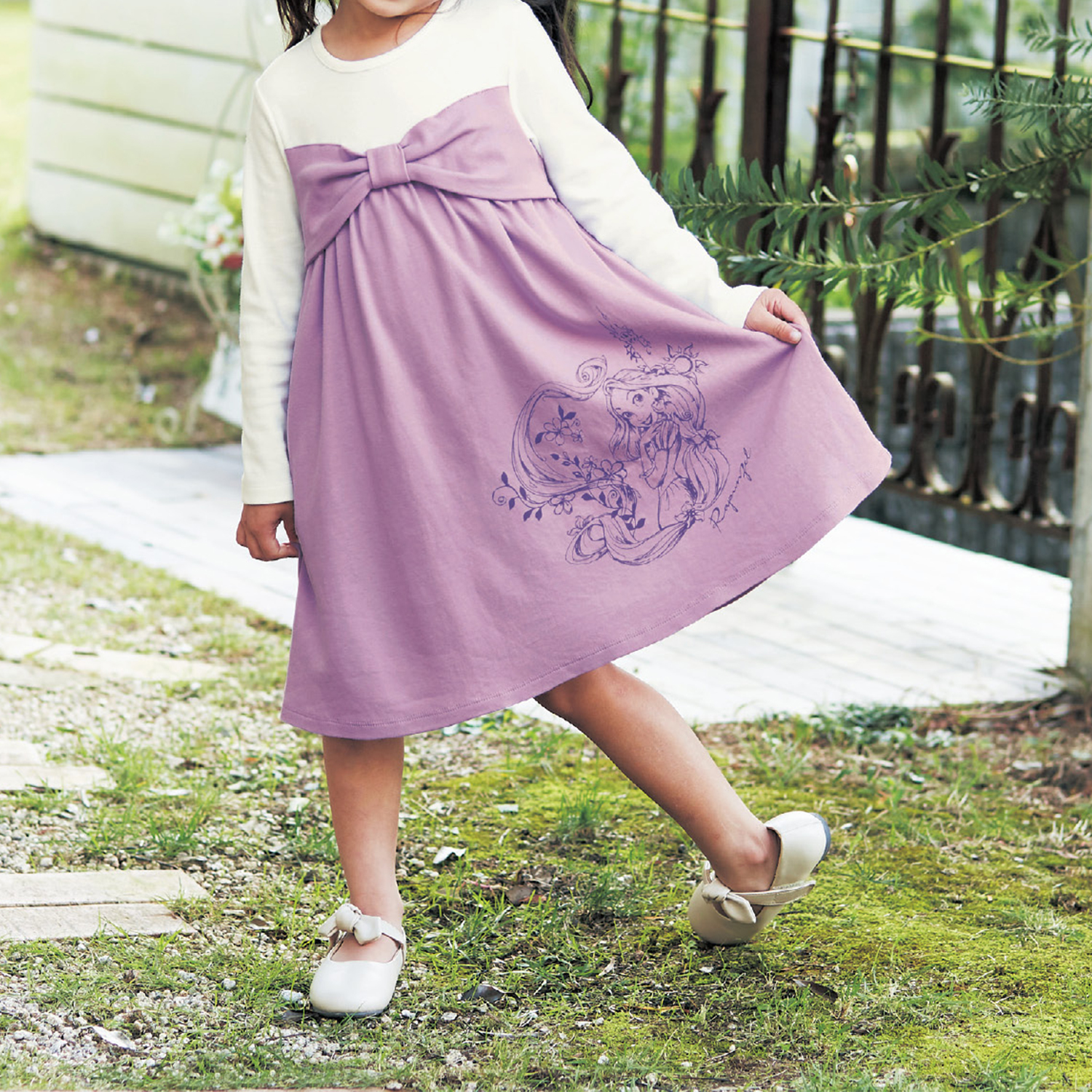 ディズニー ラプンツェル ワンピースの通販 通販のベルメゾンネット ディズニー ラプンツェル ワンピースの通販 通販のベルメゾンネット