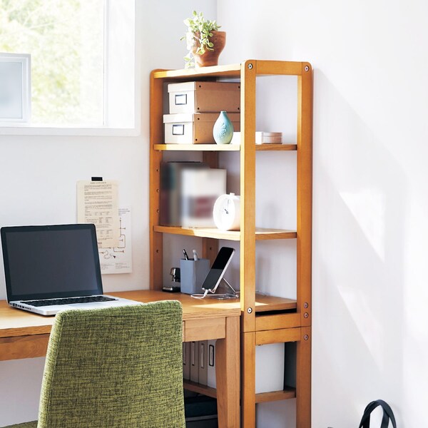 【ベルメゾン】パソコンデスクと合わせて使えるサイドラック