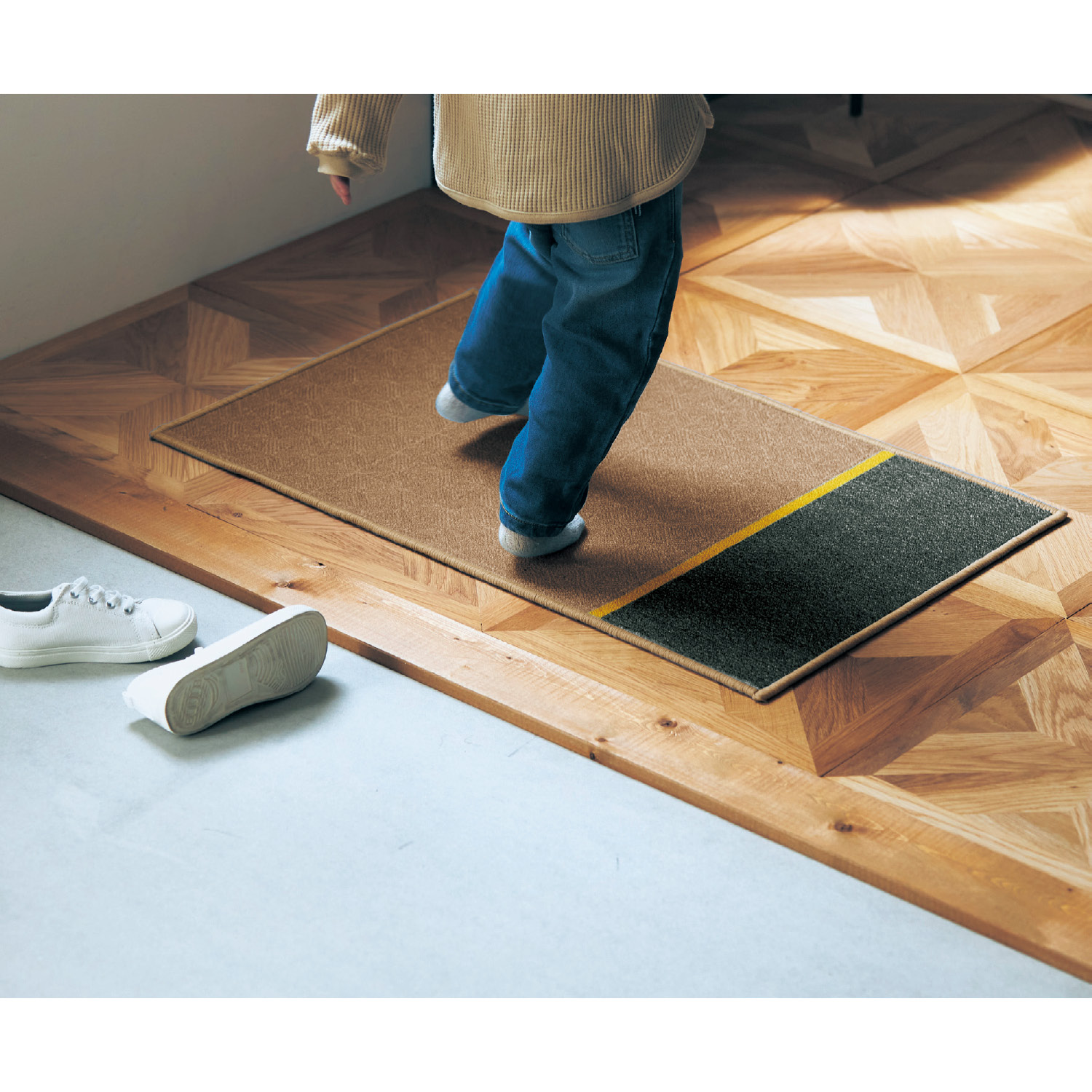 【ベルメゾン】汚れが落ちやすい、洗濯機で丸洗いできる玄関マット 【ベルメゾン】汚れが落ちやすい、洗濯機で丸洗いできる玄関マット