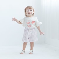 エクリュ／モデル身長80cm・80サイズ着用
