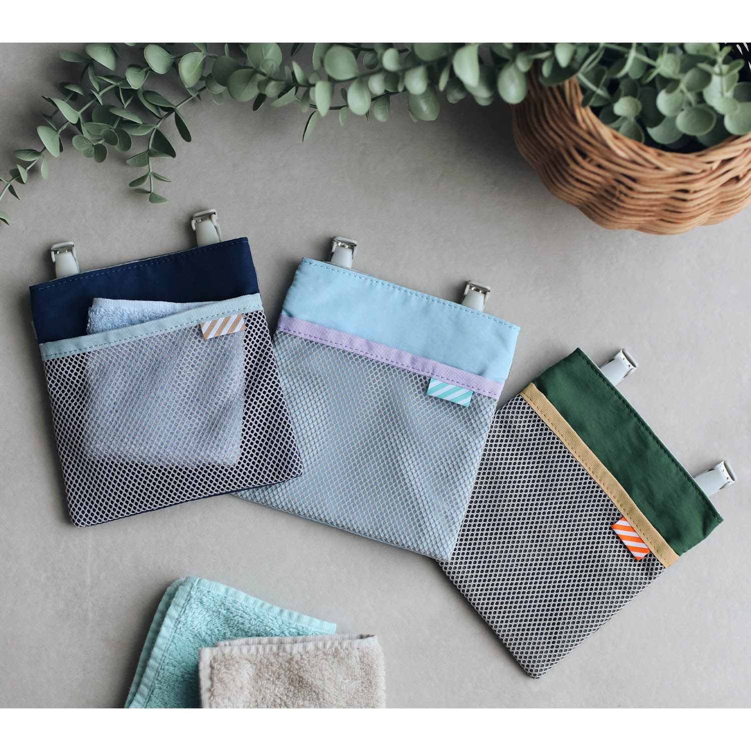 【ベルメゾン】きなこさんコラボ 撥水移動ポケット