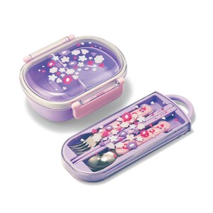 【ベルメゾン】お弁当箱・カトラリーセット【食洗機使用可】