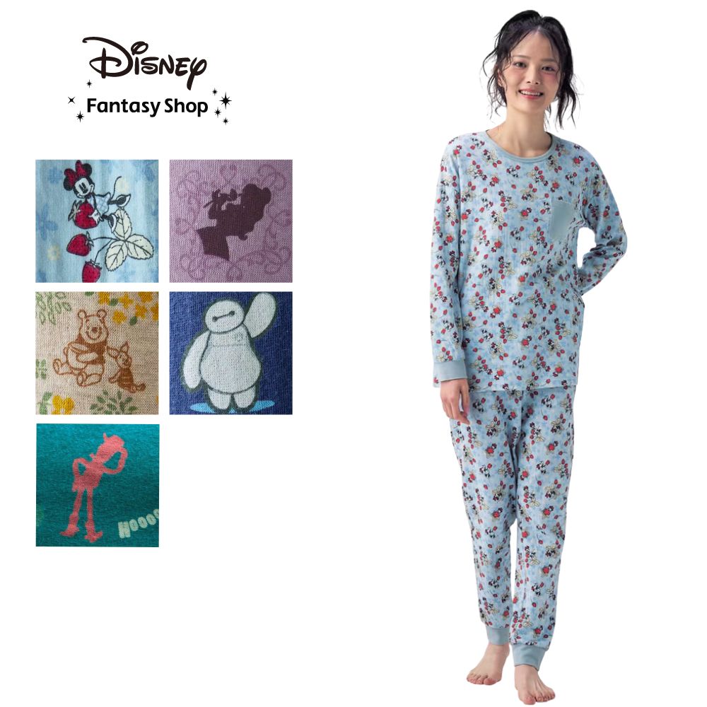 【ディズニー/Disney】レディースやわらか綿長袖パジャマ(選べるキャラクター) 【ディズニー/Disney】レディースやわらか綿長袖パジャマ(選べるキャラクター)