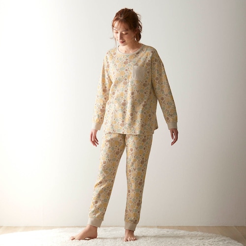 家族でリンクレディースやわらか綿長袖パジャマ（選べるキャラクター）（ディズニー/Disney）