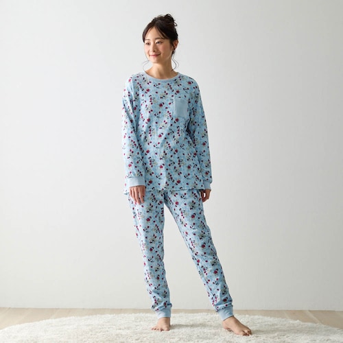 家族でリンクレディースやわらか綿長袖パジャマ（選べるキャラクター）（ディズニー/Disney）