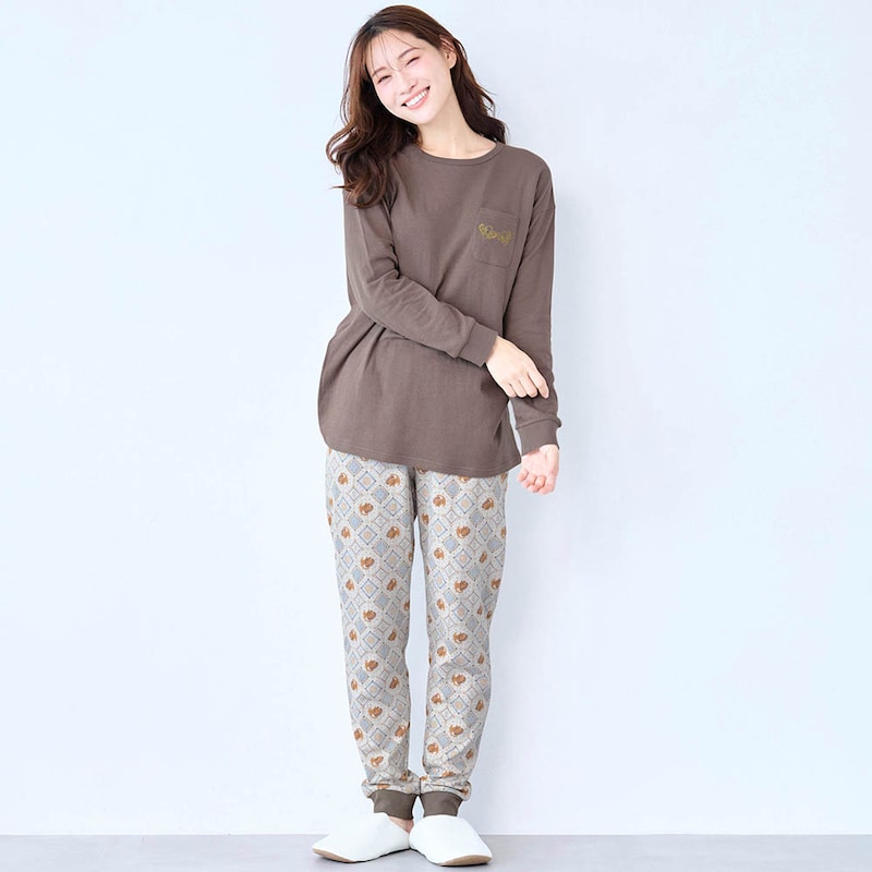 ライオン・キング（ブラウン）／モデル身長168cm・Ｍ ※写真は撮影用のため股下+4cmになります