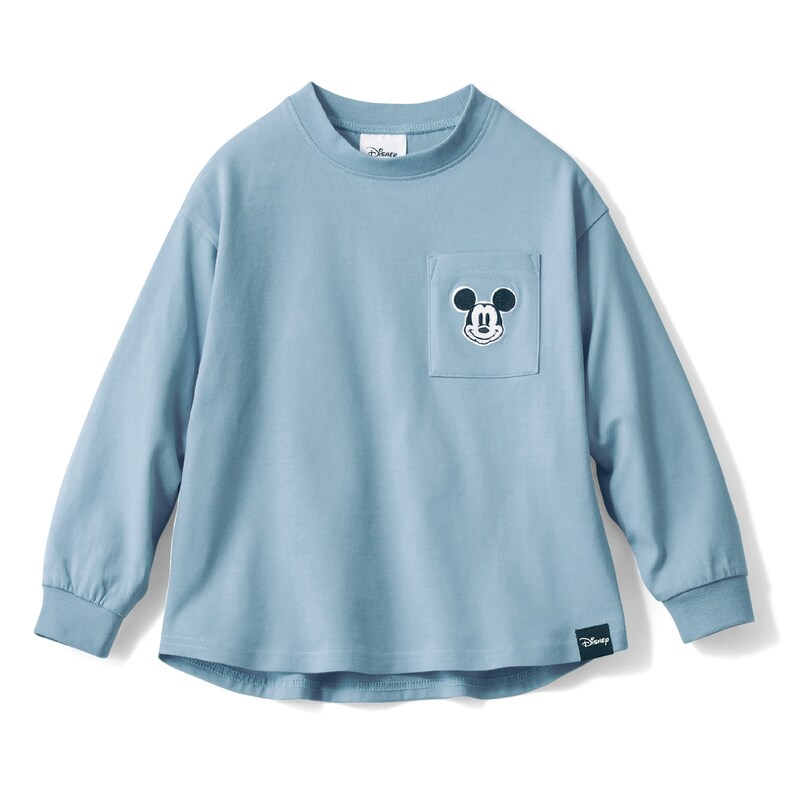 キッズ ちびかお長袖ポケットtシャツ 選べるキャラクター ディズニー Disney 通販のベルメゾンネット