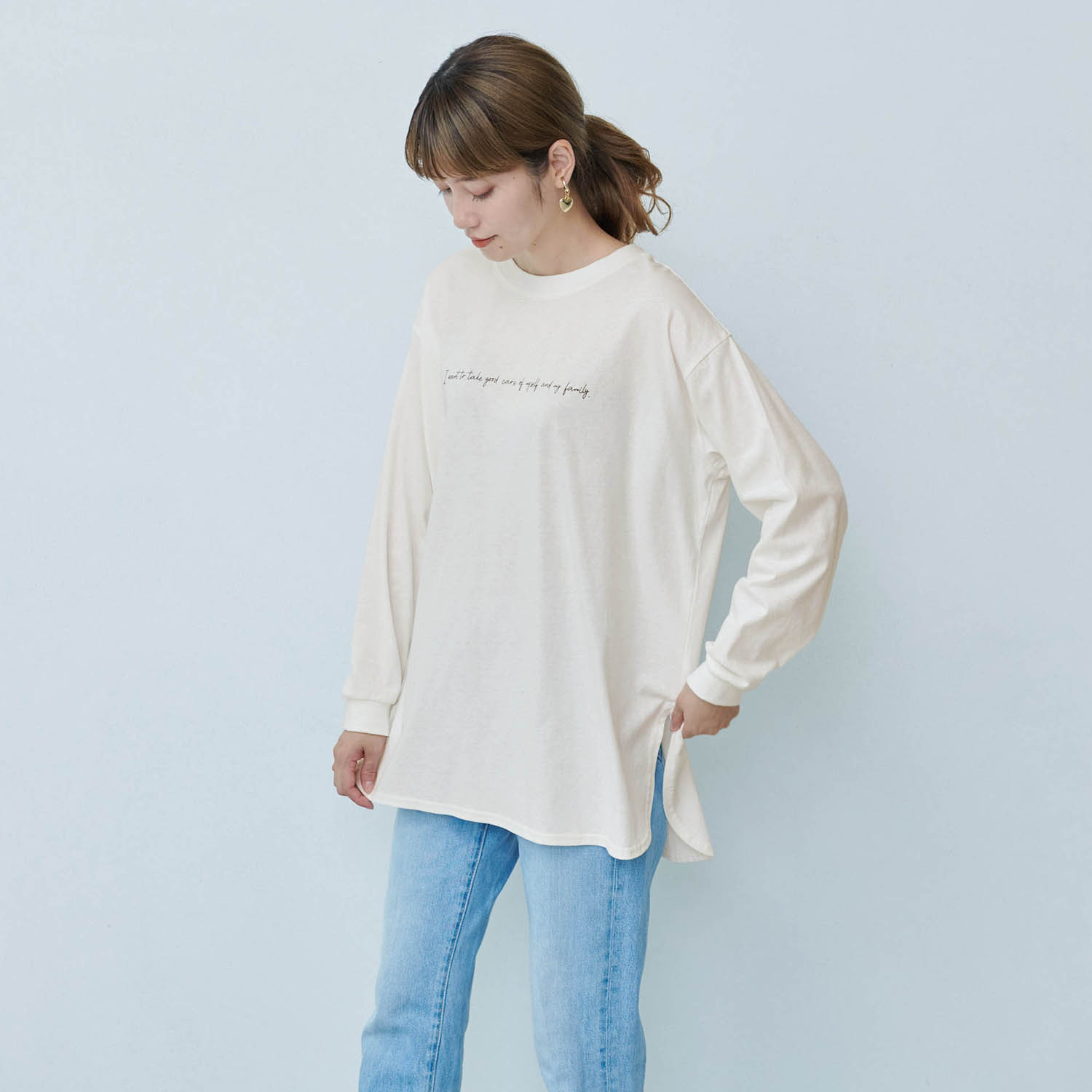 ロングtシャツの通販 通販のベルメゾンネット ロングtシャツの通販 通販のベルメゾンネット