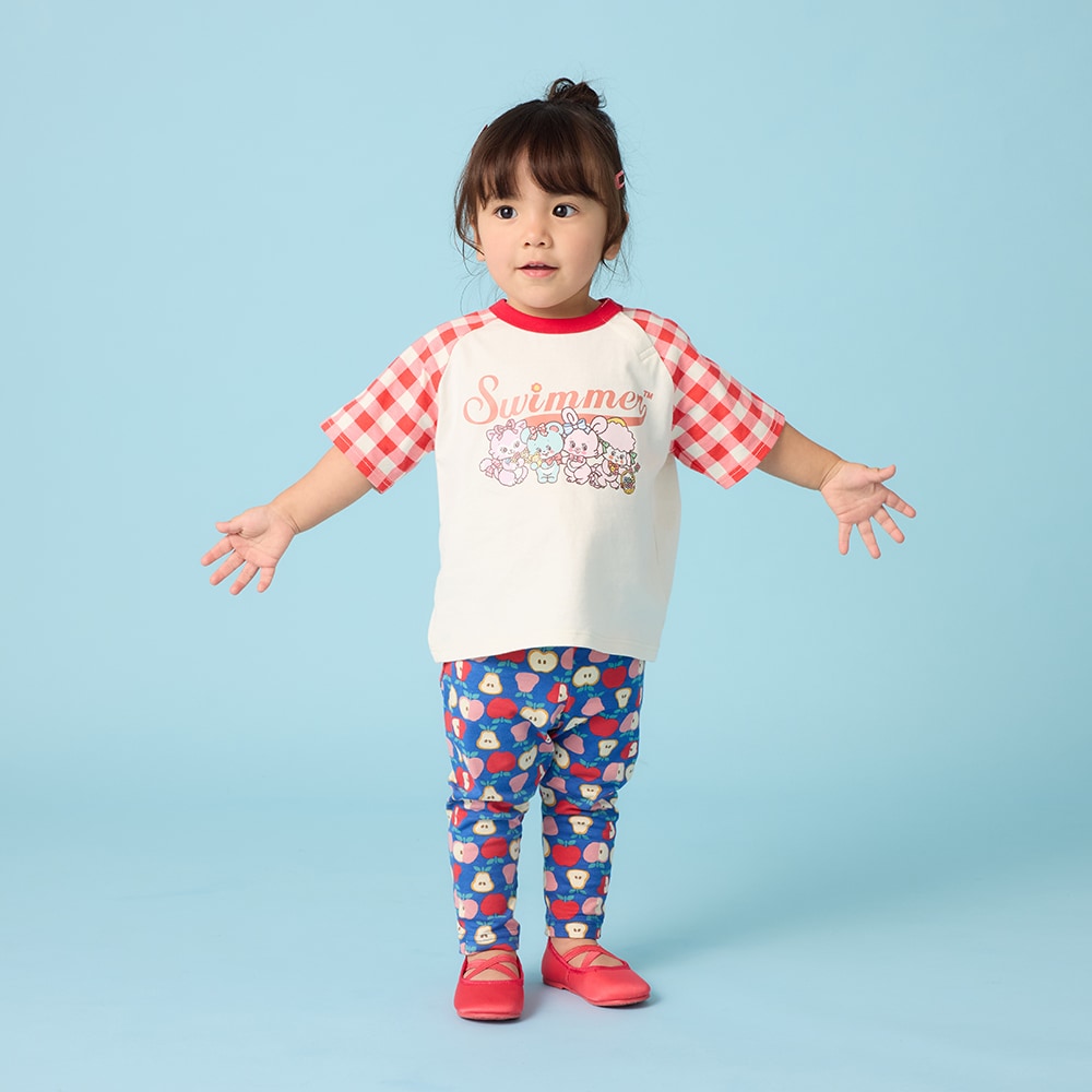 SWIMMERコラボ 総柄レギンスパンツ（ベビー服 パンツ）｜(スイマー