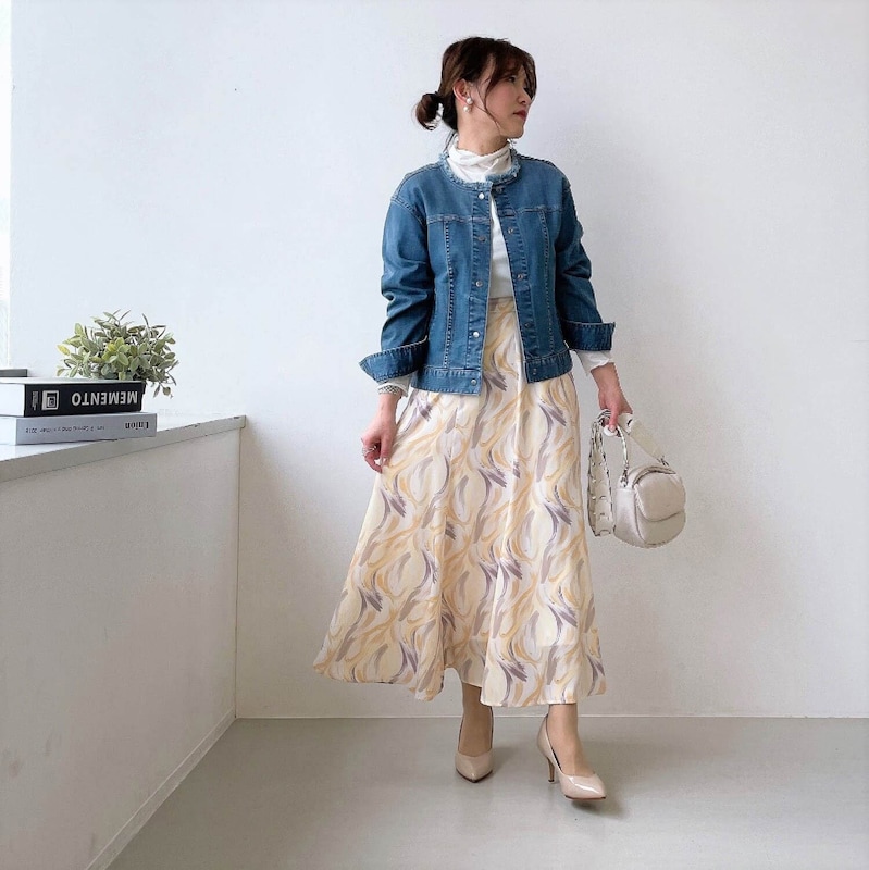 コーディネート例 スタッフ身長151cm