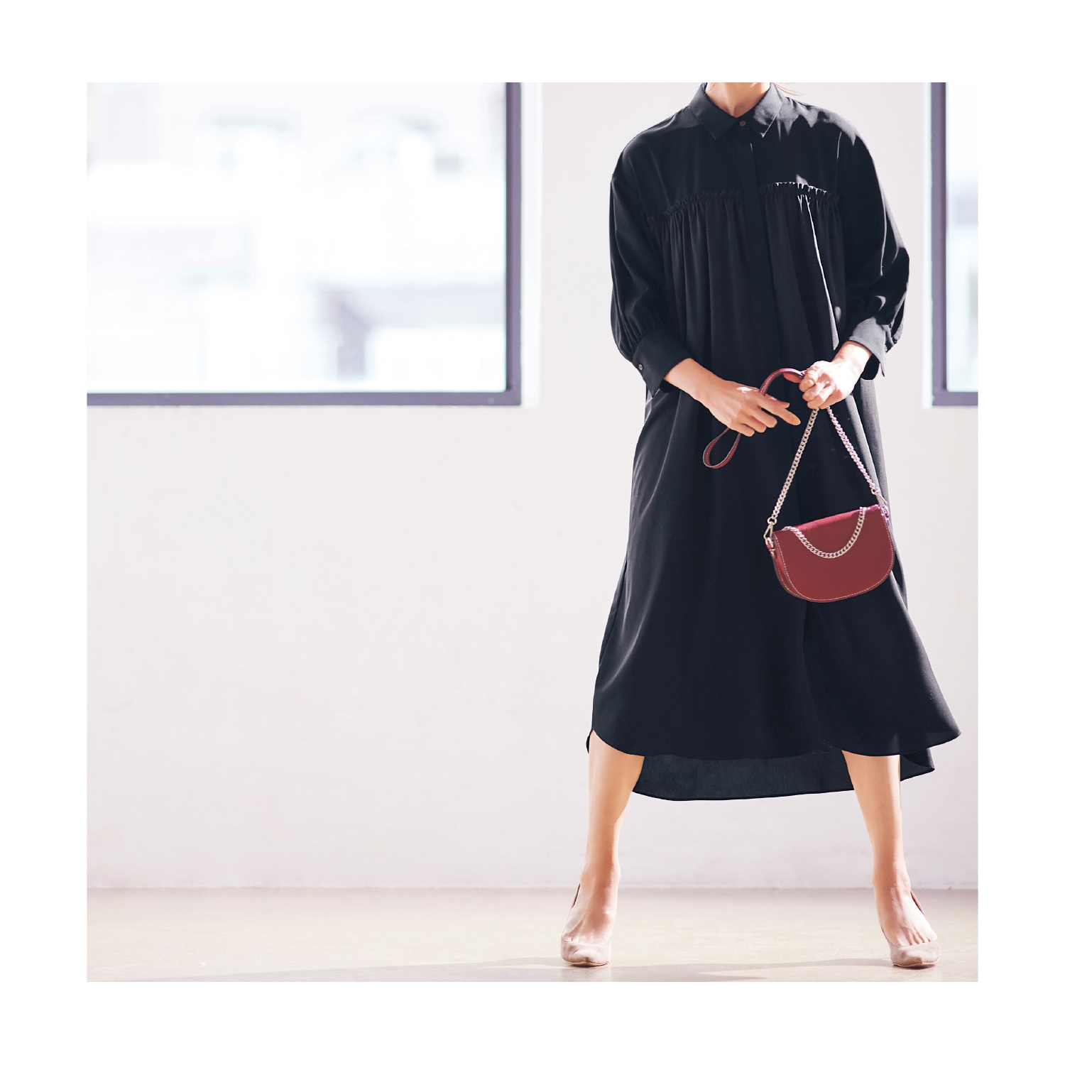 ギャザーワンピース スタイルノート ブラーミン Stylenote Brahmin 通販のベルメゾンネット ギャザーワンピース スタイルノート ブラーミン Stylenote Brahmin 通販のベルメゾンネット