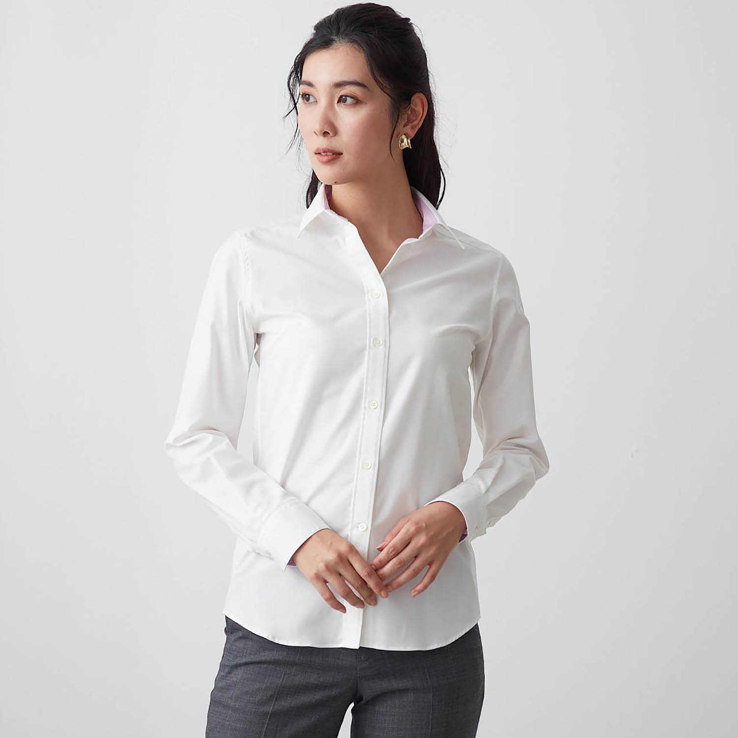 白 シャツ レディースの通販 通販のベルメゾンネット 白 シャツ レディースの通販 通販のベルメゾンネット