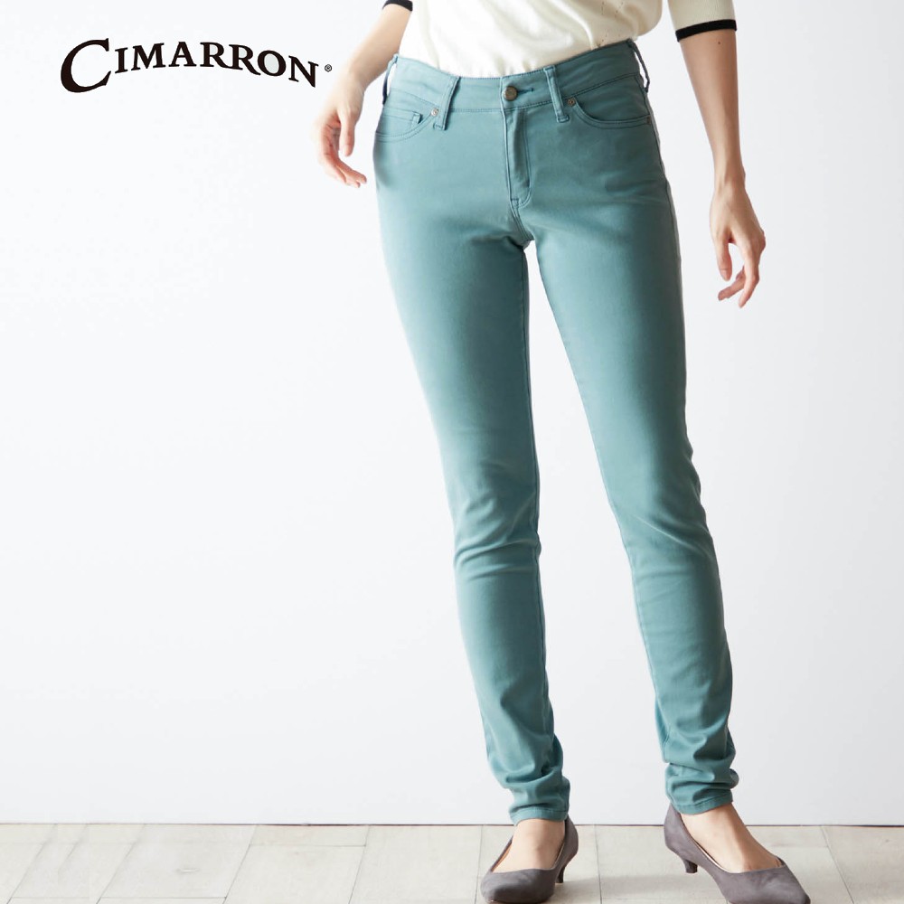 【スタイルノート/StyleNote】【シマロン】大人カラースキニーパンツ(丈が選べる)