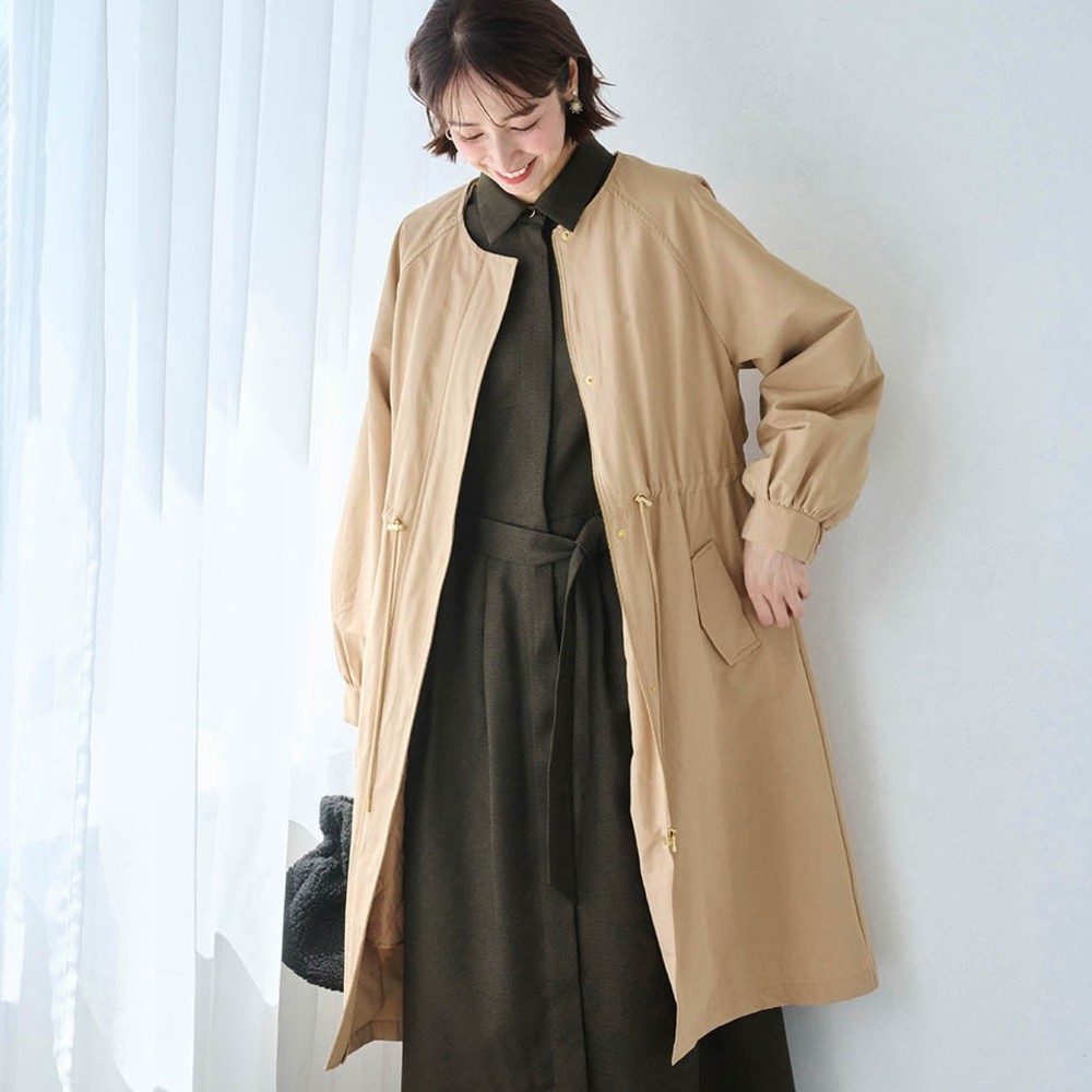 【スタイルノート/StyleNote】中わたライナー付きモッズコート【撥水加工】 【スタイルノート/StyleNote】中わたライナー付きモッズコート【撥水加工】