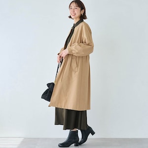 モデル身長169cm／M ※写真は撮影用のため着丈+6cmになります。