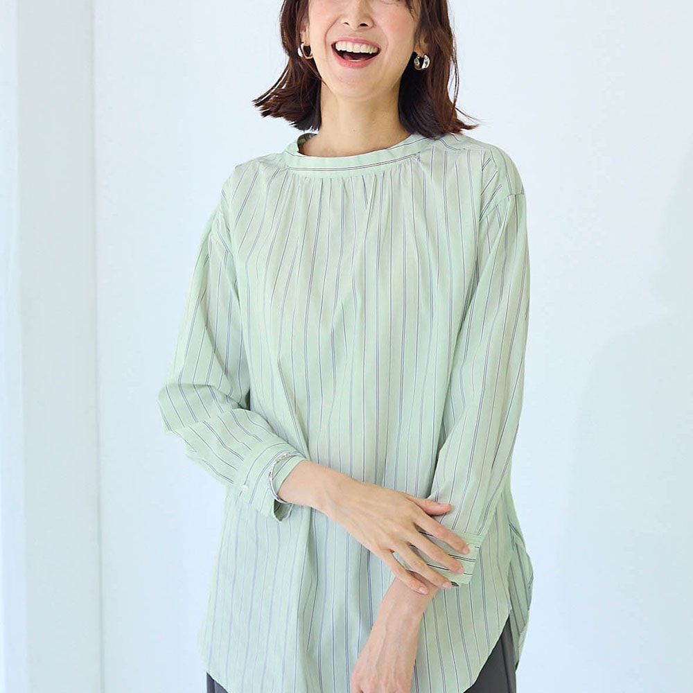 【タグ付・未使用品】BUNON 22SS シルクバックボタンブラウス & ジレ BUNON ブノン 22SS SILK BACK BUTTON BLOUSE & GILET シルク