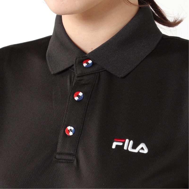 Fila Sport ポロシャツ 黒 メンズ L 39 人気大割引
