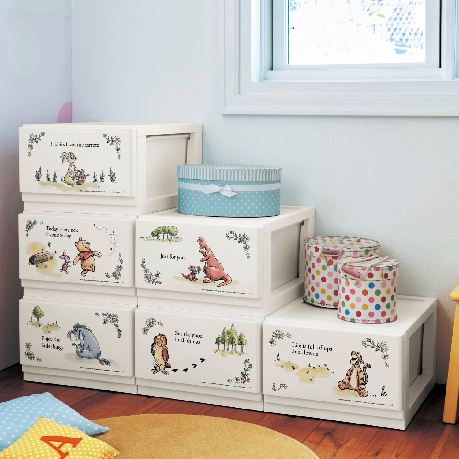 【ディズニー/Disney】並べてかわいい!組み換えもできる収納チェストセット(選べるキャラクター)