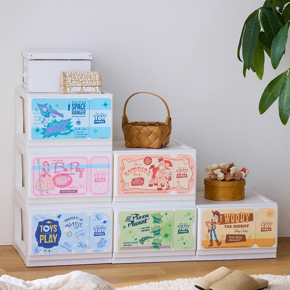 並べてかわいい収納チェストセット（選べるキャラクター）（ディズニー