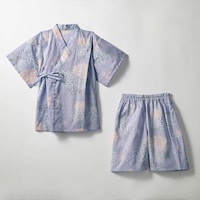 ラベンダー系花柄