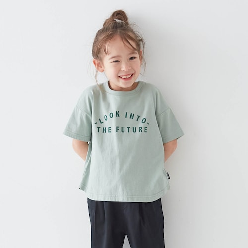 薄くて涼しい裾ラウンド半袖Ｔシャツ 【子供服】