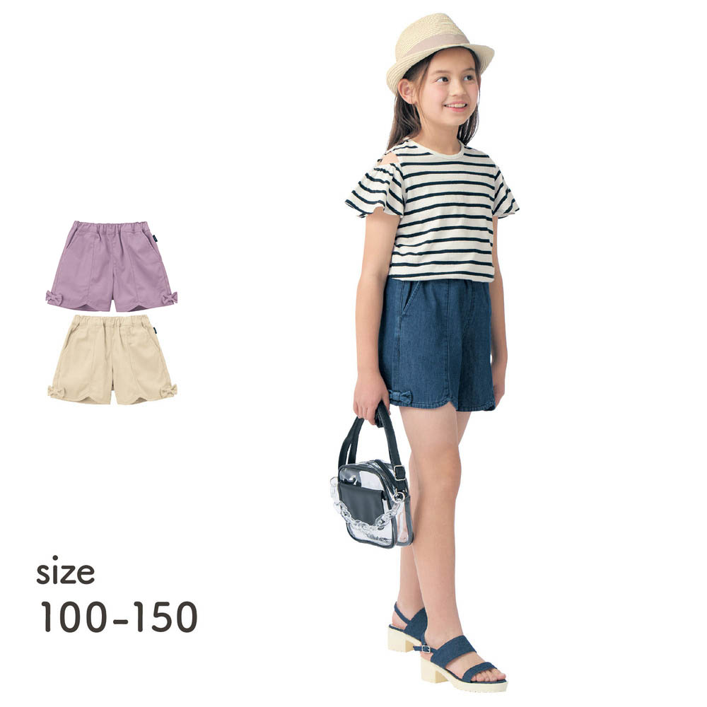 裾スカラップショートパンツ 子供ズボン ジータ Gita 通販のベルメゾンネット 裾スカラップショートパンツ 子供ズボン ジータ Gita 通販のベルメゾンネット