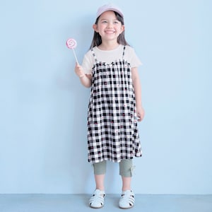 杢グレー／モデル身長108cm・サイズ110