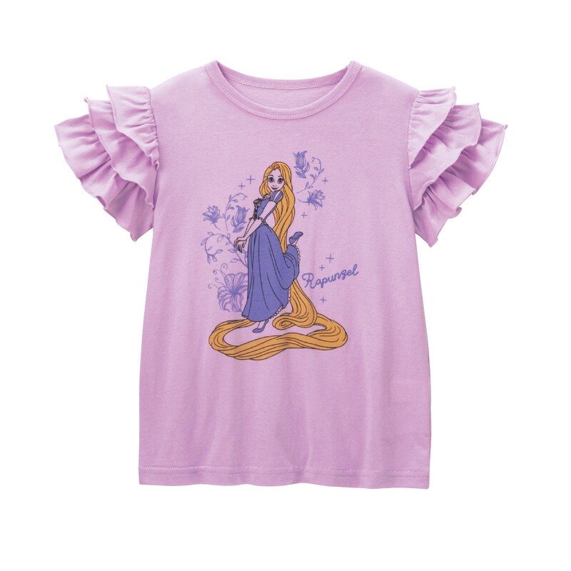 肩3段フリルtシャツ 選べるキャラクター 子供服 ディズニー Disney 通販のベルメゾンネット