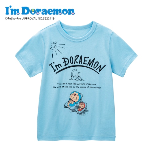 名札ココ薄くて涼しい半袖シャツ「I’m Doraemon」 【子供服】