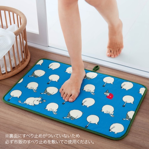 ふんわりマイクロファイバーのマルチマット「ムーミン」