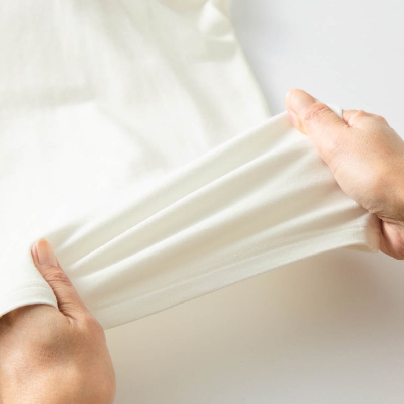 ストレッチ性がよく体にフィット