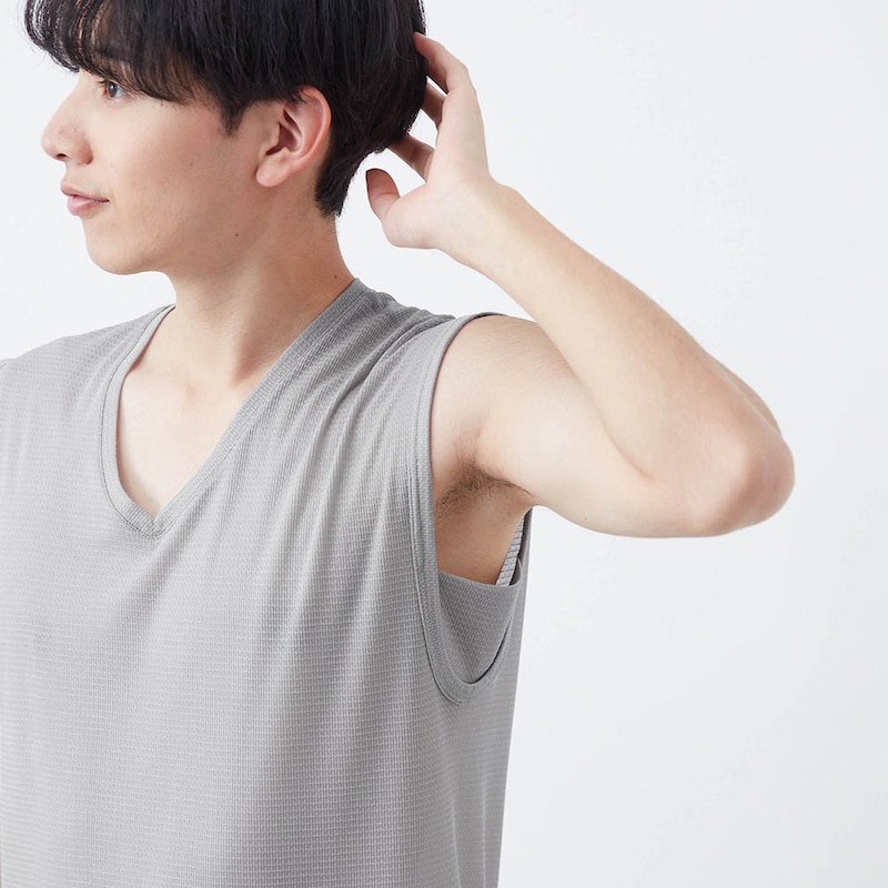 身生地二重の汗取りパッド付き