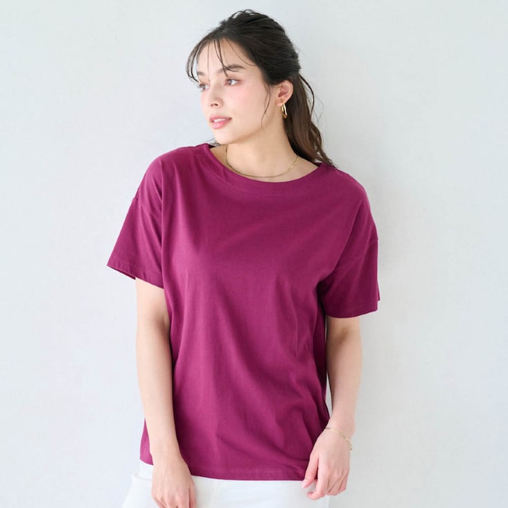 【新色追加】 サラッと快適・綿混ゆったりシルエットTシャツ【抗菌防臭】 サラリスト/Salalist