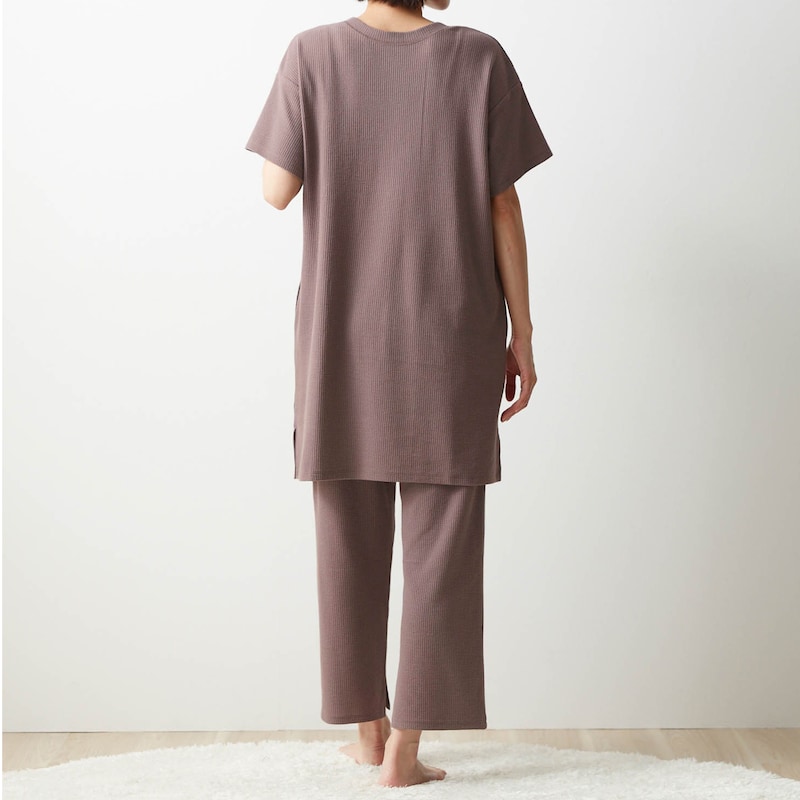 マタニティウェア授乳対応ワッフルパジャマ 【産前・産後】【半袖】(サラリスト/Salalist)｜通販のベルメゾンネット